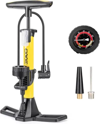 Produktbild von Luftpumpe Fahrrad mit Manometer 11 Bar Standpumpe Rennrad E-BikeanosMountainbike