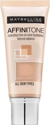 A product shot of a Maybelline foundation tube.