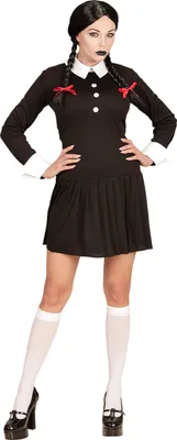 Produktbild von WIDMANN Dark Girl Kleid schwarz Größe XS