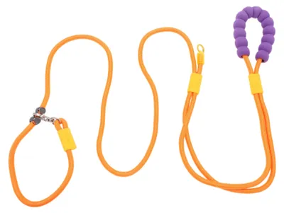 Produktbild von Hundeleine, 3,5 m - Freihandleine für die Hüfte - Multifunktional - Schaumstoffgriff - Robustes Kletterseil - 360-Grad-Drehung - Hundegeschirr