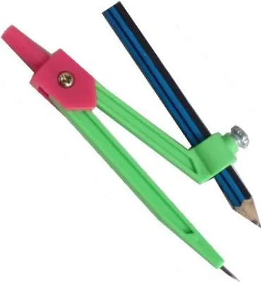 Image de Jeu de 6 compas avec crayon, en plastique | CY-012Z