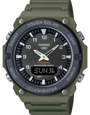 Produktbild von Casio Herren Uhr AQ-S820W-3BVEF Ana-Digi Solarenergie Grün