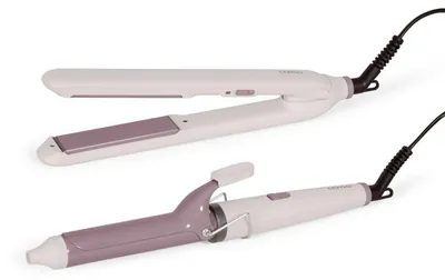 Produktbild von 200°c lila glätteisen- und lockenstab-set Livoo DOS215