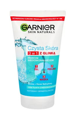 Produktbild von GARNIER Clean Haut 3in1 Gel-Peeling-Maske 150ml
