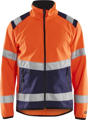 Produktbild von Blakläder Warn-Softshelljacke 48772516 orange/marine Uni, M