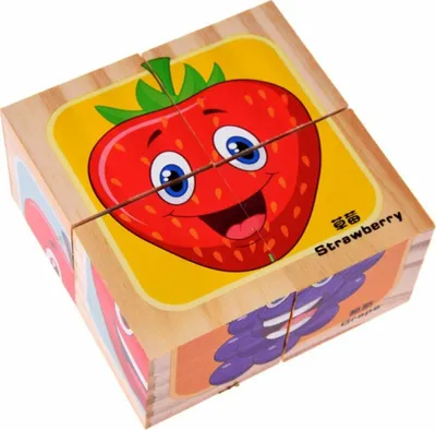 Produktbild von Fruchtbildwü rfel, 4 Wü rfel