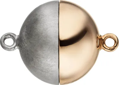 Produktbild von Schließe Magnet-Schließe aus 585 Weißgold & Rotgold Goldverschluss Damen