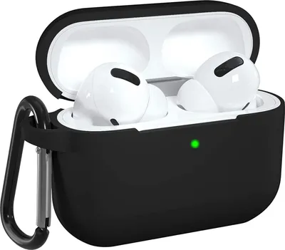 Produktbild von AVANA Hülle für Apple AirPods (3. Generation) Schutzhülle Silikon Cover Kopfhörer Slim Fit Case Tasche Schwarz