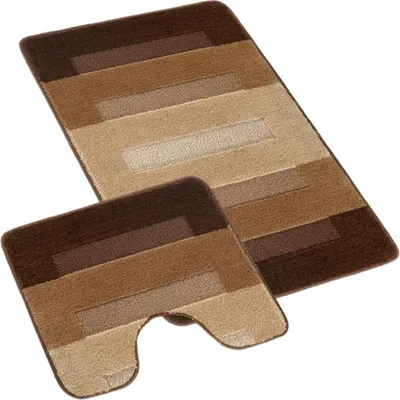 Obrázek produktu pro SADA BANY 60x100 + 60x50 cm - s výkrojem - sada 60x100, 60x50 cm - Hnědá