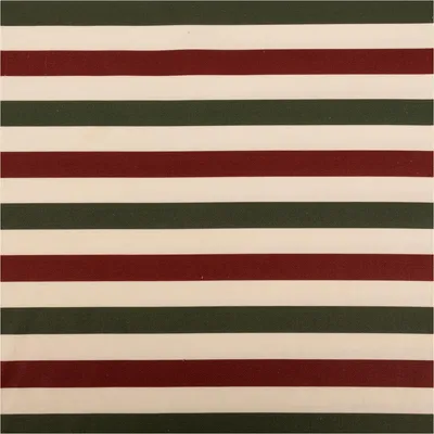 Produktbild von Baumwollstoff Meterware Halbpanama Digitaldruck Weihnachtsstoff Streifen weiß rot grün 280cm
