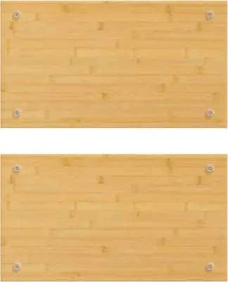 Produktbild von vidaXL Herdabdeckplatten 2 Stk. 50x28x1,5 cm Bambus