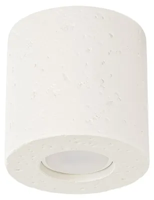 Produktbild von Deckenstrahler Beton Beige GU10 Modern gemütlich elegant rund Ø10 cm Aufputz Deckenleuchte Wohnzimmer