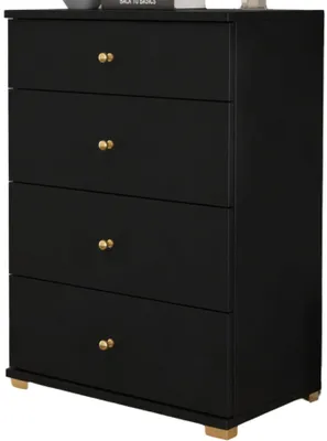 Produktbild von Schuhschrank Modernes Design Schwarz, 3 Türen, 1 Schublade, 60x82x35 cm