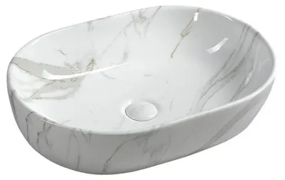Produktbild von Sapho DALMA Keramik-Waschtisch 59x42 cm, carrara