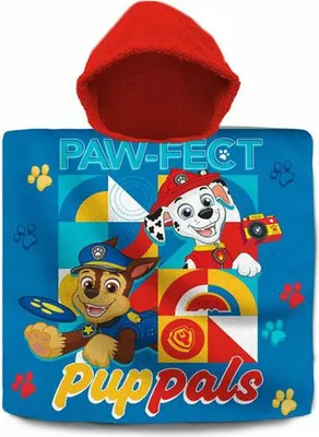 Immagine prodotto di Asciugamano in cotone poncho Paw Patrol