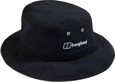 Schwarzer Boonie-Hut von Berghaus; unisex; aus strapazierfähigem Material; ideal für Outdoor-Aktivitäten.