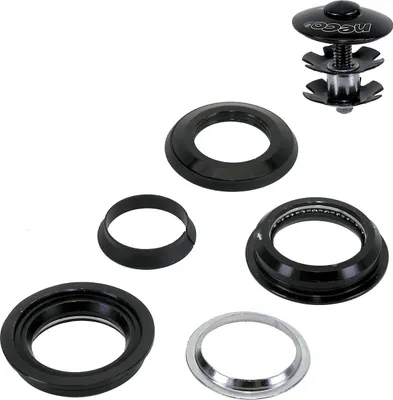 Produktbild von Steuersatz A Head 1.1/8" Aluminium/ Stahl/ Stahl semi cartridge 28.6 44.0 30.0 schwarz