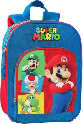 Produktbild von Super Mario - Kindergartenrucksack - Red/Blue