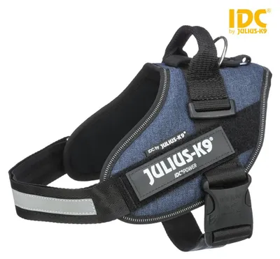 Produktbild von Julius-K9® IDC Powergeschirr®, M / 0: 58–76 cm / 40 mm, jeans