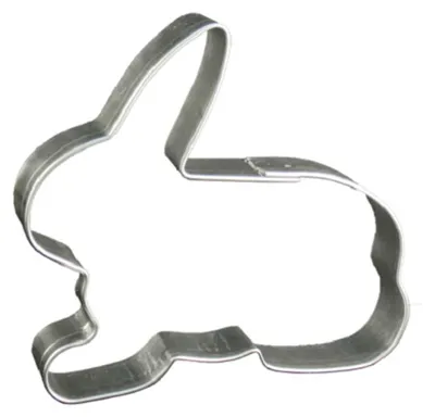 Produktbild von LARES Ausstechform Hase - Größe ca. 16cm, beständiges Weißblech - 1063