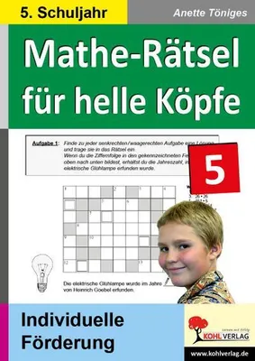 Obrázek produktu pro Mathe-Rätsel lösen / 5. Schuljahr