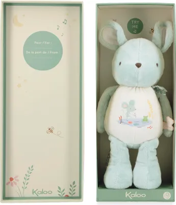Image de Peluche musicale souris Kaloo - Jouet sonore en matériaux recyclés