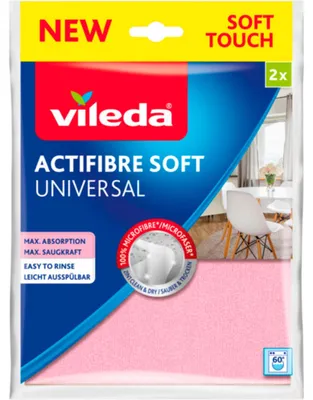 Obrázek produktu pro Vileda Ścierka Actifibre Soft Universal 2Szt 171813..