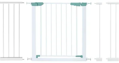 Obrázek produktu pro Dětská bezpečnostní zábrana JM98887EPDE, výsuvná, výška 76 cm, bílá