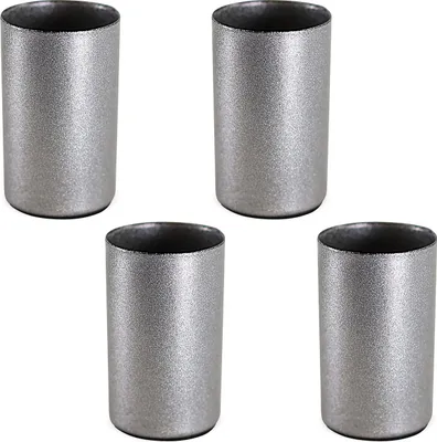 Image de Aimant Porte-bougies 4 pièces en métal argenté Porte-bougies 2,3 cm