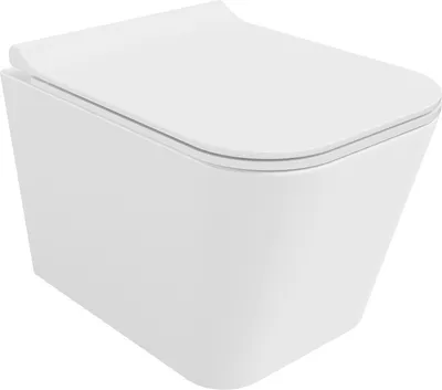 Produktbild von Mexen Teo WC-Schüssel Randlos mit slim Sitz und Absenk-Automatik, duroplast, Weiß - 30850700