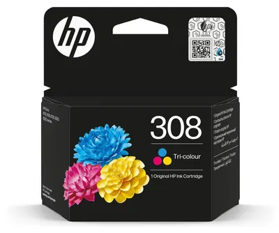 Obrázek produktu pro Originální tisková kazeta HP 308 Cyan/Magenta/Yellow