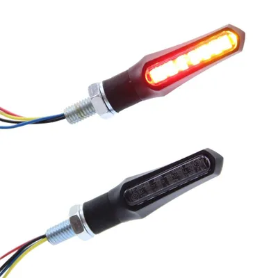 Produktbild von Motorrad LED Blinker/LED Rücklicht Kombination Tiger schwarz getönt - Citomerx