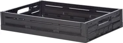 Produktbild von Klappbox Faltbox Obst- Gemüsekiste im Holzdesign 60 x 40 x 11,5 cm