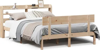 Immagine prodotto di vidaXL Letto in legno massiccio senza materasso 150x200 cm in legno di pino