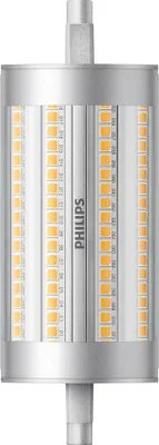 A studio shot of a Philips LED light bulb.