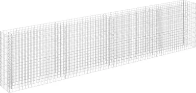 Obrázek produktu pro vidaXL Gabionové zvýšené lůžko z pozinkované oceli 360 × 30 × 90 cm