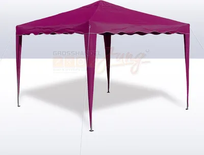Produktbild von Gartenpavillon faltbar 3x3 m, bordeauxrot