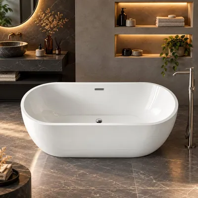 Produktbild von Freistehende Badewanne BOSTON 180 cm