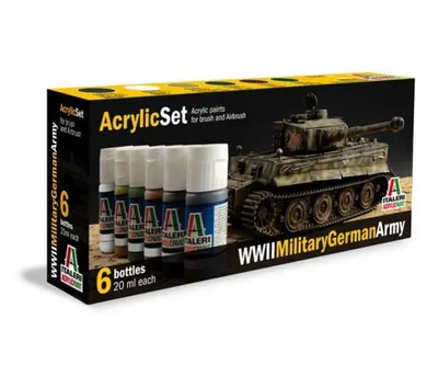 Produktbild von Italeri Acryl Set WWII Military German Army