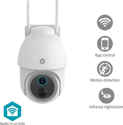Obrázek produktu pro Venkovní bezpečnostní kamera, 3MP HD, otáčení a naklápění, noční vidění