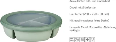 Produktbild von Mahlzeiten getrennt aufbewahren