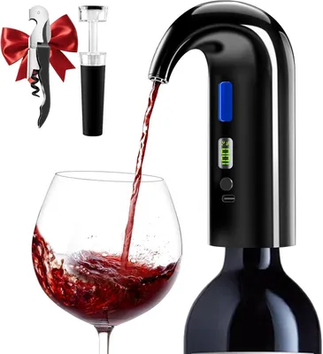 Imagen del producto de Aireador eléctrico para vino - Decantador - Dispensador - Bomba para vino -