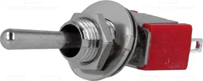Immagine prodotto di 1 x Interruttore a levetta, 5A/28VDC, tipo a scatto ON-ON, posizione 2, 2A/250VAC