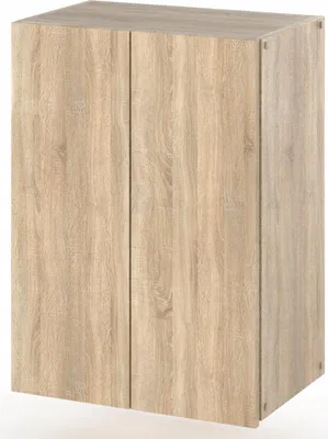 Image de Armoire murale de salle de bain - Meuble de salle de bain Lave-linge Étagère suspendue Meuble de salle de bain avec espace de rangement (Chêne Sonoma) 40cmx60cmx25cm