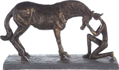 Produktbild von Casablanca by Gilde Dekofigur Skulptur Comprehension,bronc H. 19 cm,89165