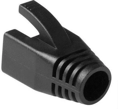Zdjęcie produktu dla ACT FA2007, Osłona kabla, Czarny, RJ-45, 25 szt.