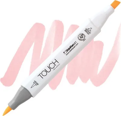 Image de Pinceau et ciseau double face TOUCH, R28 Fruit pink