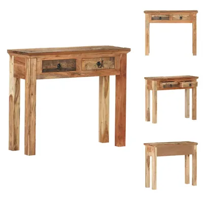 Obrázek produktu pro vidaXL Konzolový stolek 90,5x30x75 cm akácie a recyklované masivní dřevo - Odkládací stolky