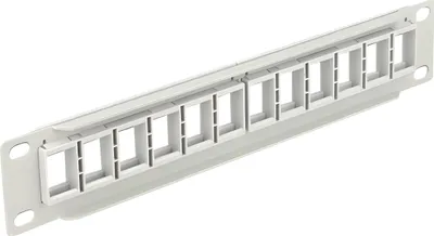 Immagine prodotto di DELOCK Patchpanel 1HE 12 Keystone Ports grau
