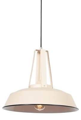Produktbild von Hängeleuchte - beige - Eden - kunststoff metall - Ø 42cm - E27 - 7704CR - Mexlite